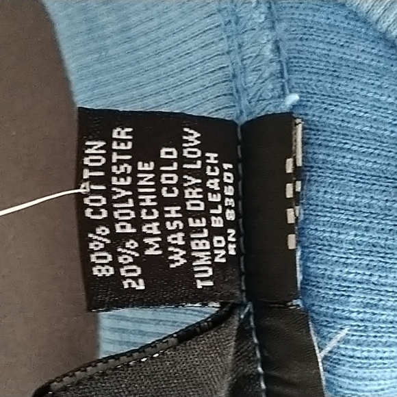 Pennant Blue MADISON Pullover Ribbed Sweatshirt M - Picture 6 of 9